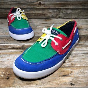 Sperry Tuck Multicolored Boat Shoe Loafer Women US 6.5 READ DESCRIPTION
